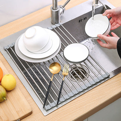 Roll-Up Drying Rack – Flexible Drying Stand for Kitchen and Bathroom