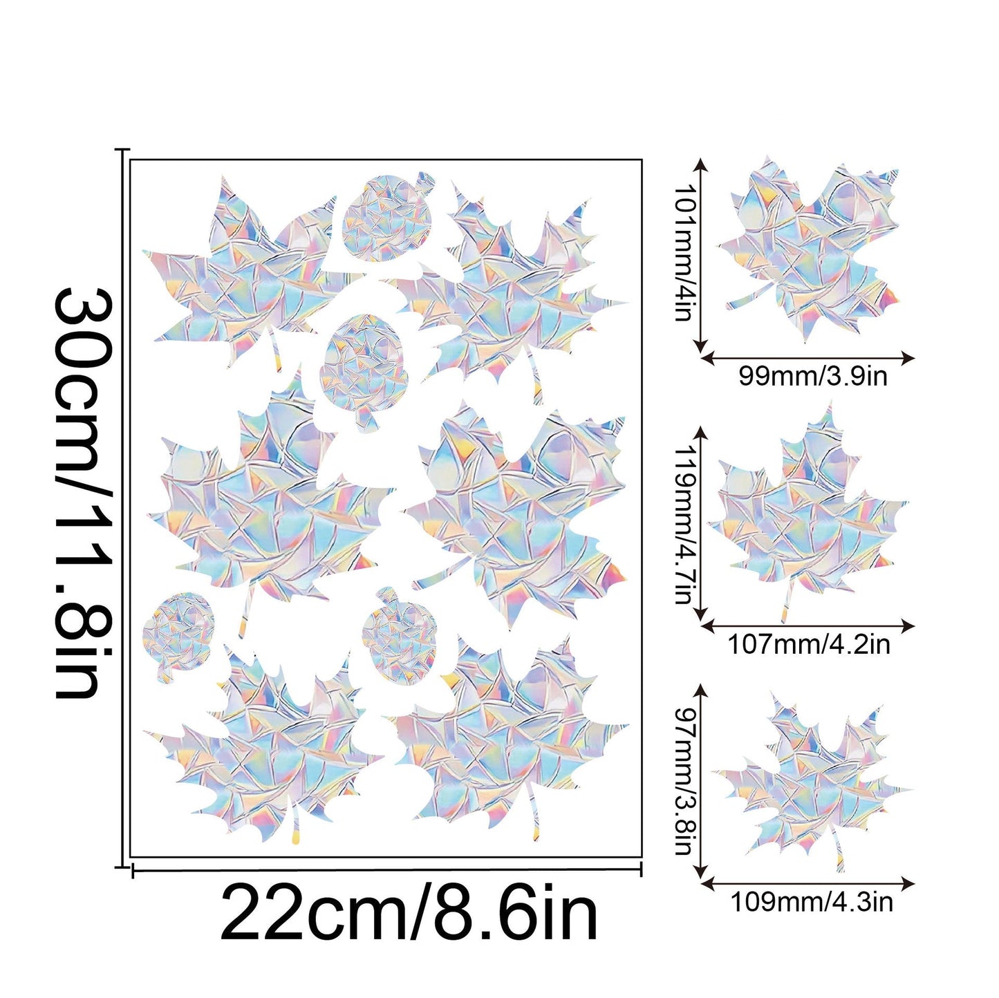 Colorful Rainbow Window Film for Sunlight Effects