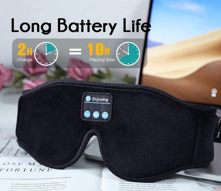 Sleep Mask with Bluetooth & Music – Comfortable Eye Mask for Relaxed Sleep