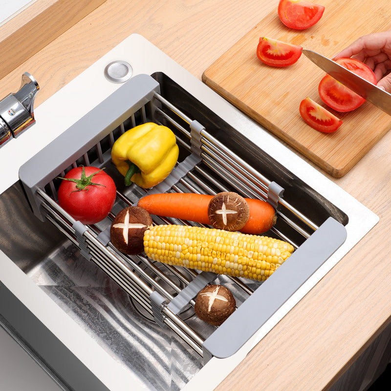 Adjustable Sink Drying Rack – Practical Kitchen Helper for Better Organization