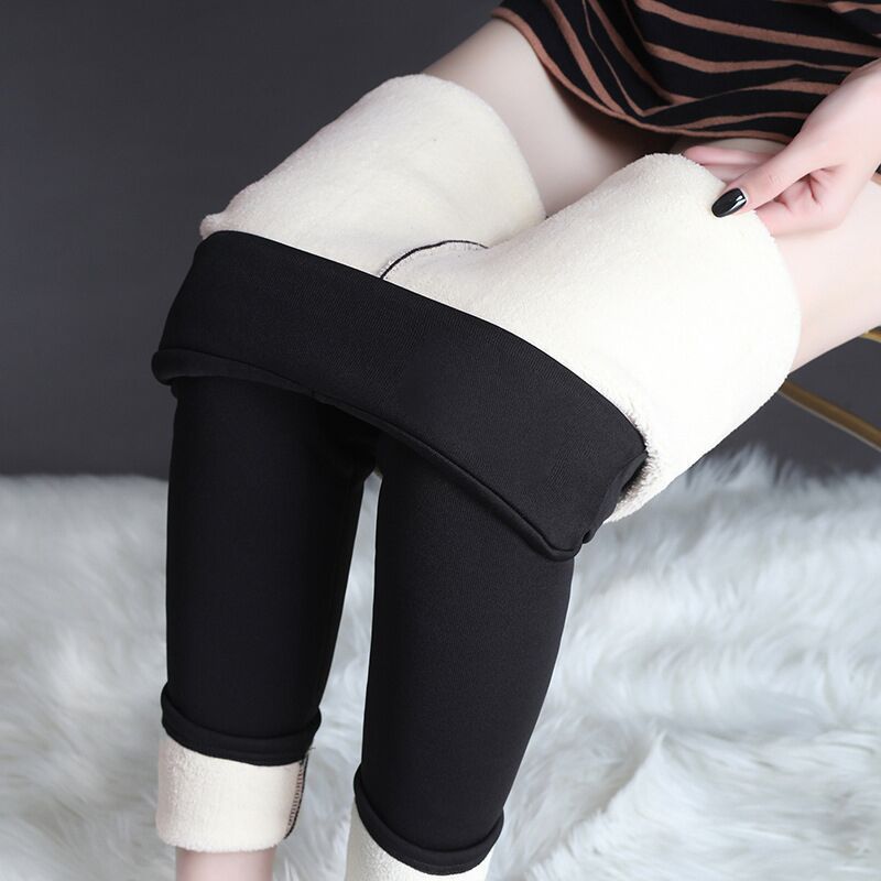 Warm Winter Leggings with Flannel Lining – Perfect for Cold Days
