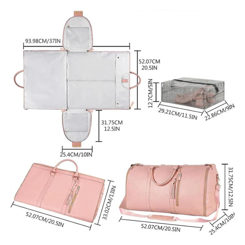 Lightweight Rolling Travel Bag with Large Packing Capacity