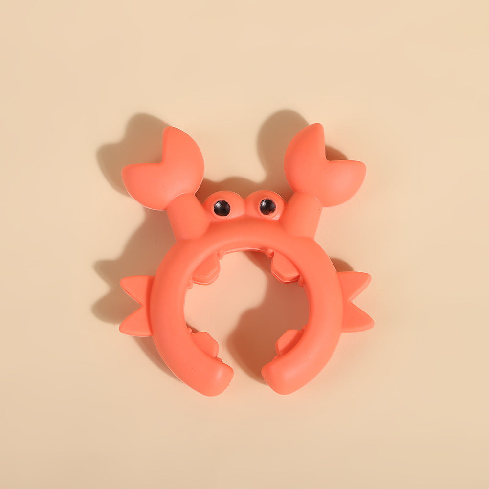 Crab-Shaped Spoon Holder – 2-Piece Silicone Set
