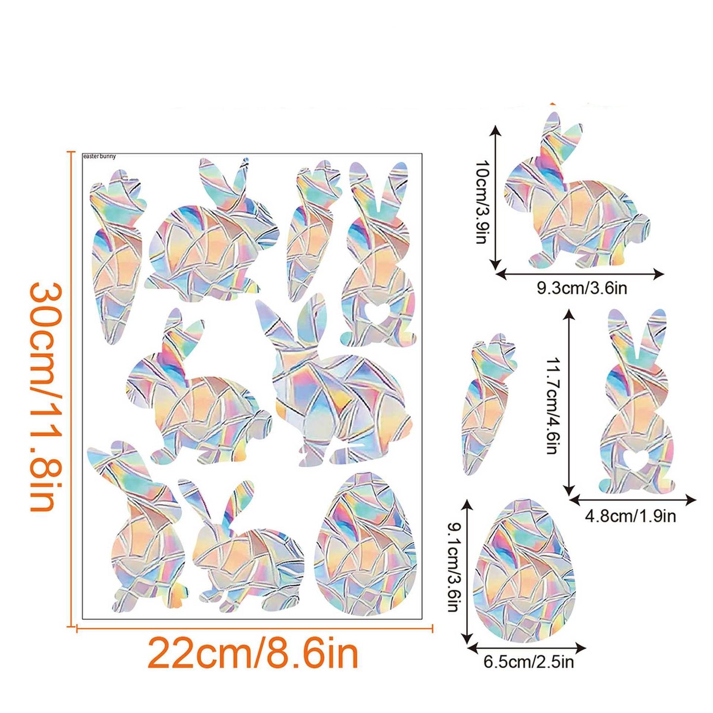 Colorful Rainbow Window Film for Sunlight Effects