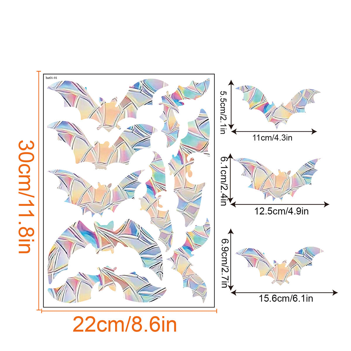 Colorful Rainbow Window Film for Sunlight Effects