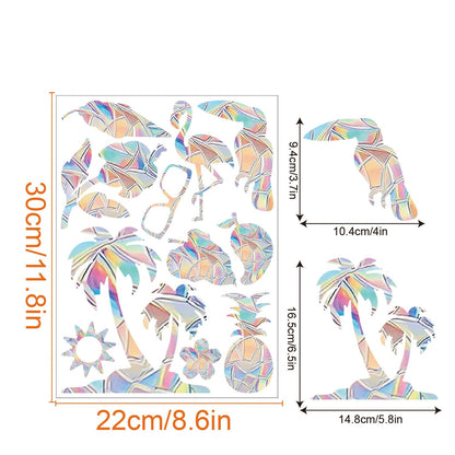 Colorful Rainbow Window Film for Sunlight Effects