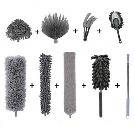 Adjustable Dust Cleaner with Microfiber Attachment
