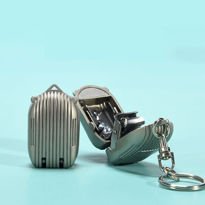 Portable Nail Clipper with Integrated Catching Container