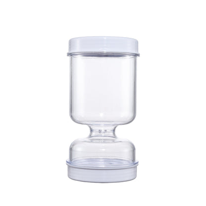 Fresh-Keeping Glass Container with Strainer and Water Circulation
