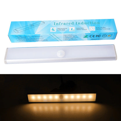 Cordless LED Light Strip with Automatic Motion Sensor