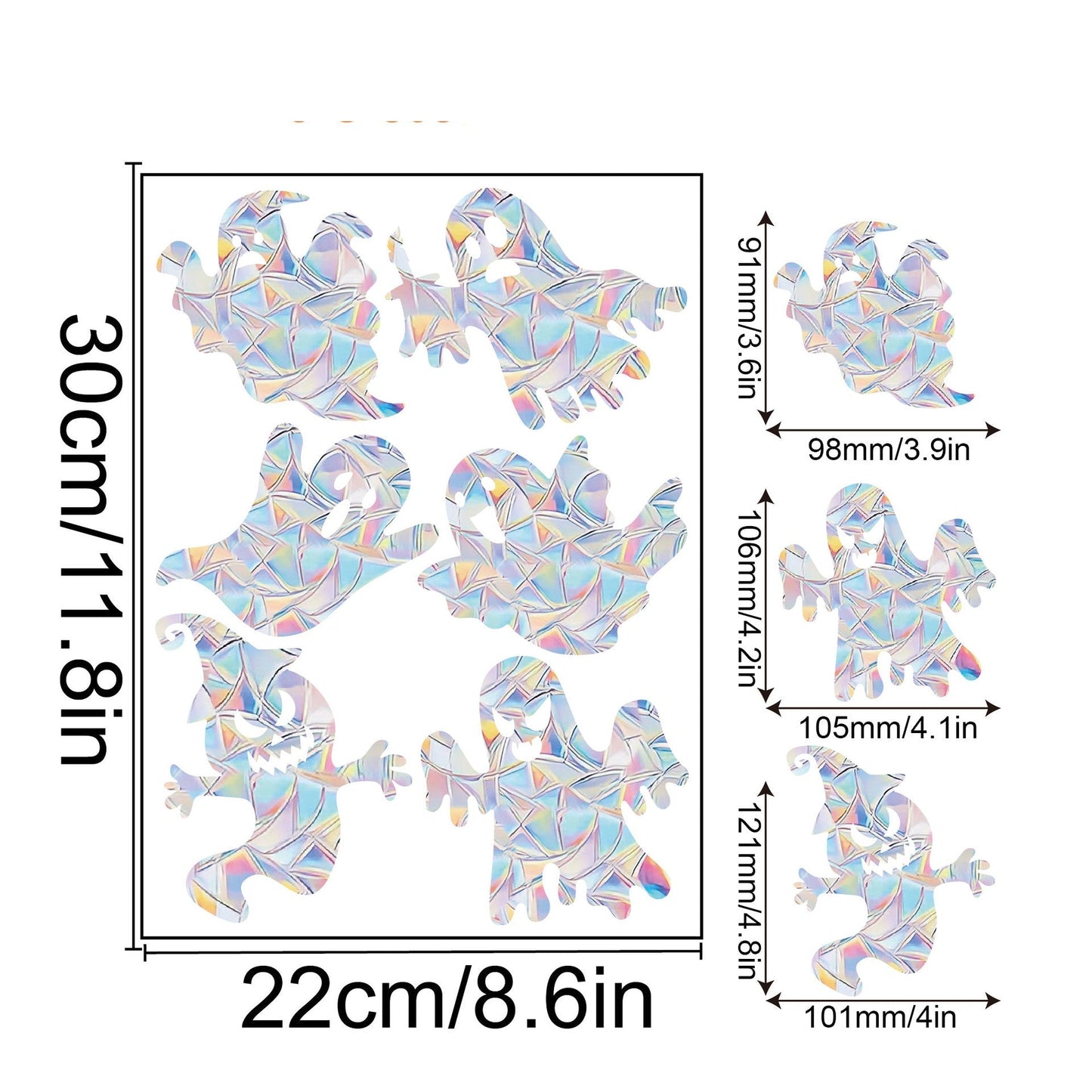 Colorful Rainbow Window Film for Sunlight Effects