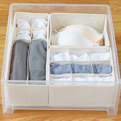 Clothing Storage Box with Compartments for an Organized and Space-Saving Solution