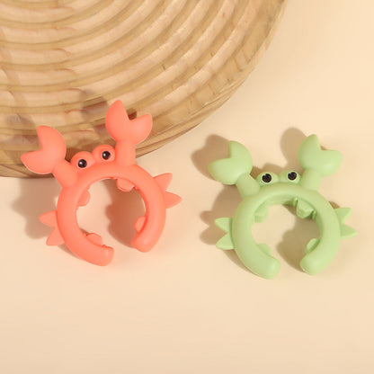 Crab-Shaped Spoon Holder – 2-Piece Silicone Set