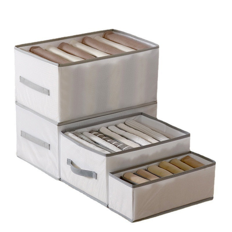 Clothing Storage Box with Compartments for an Organized and Space-Saving Solution