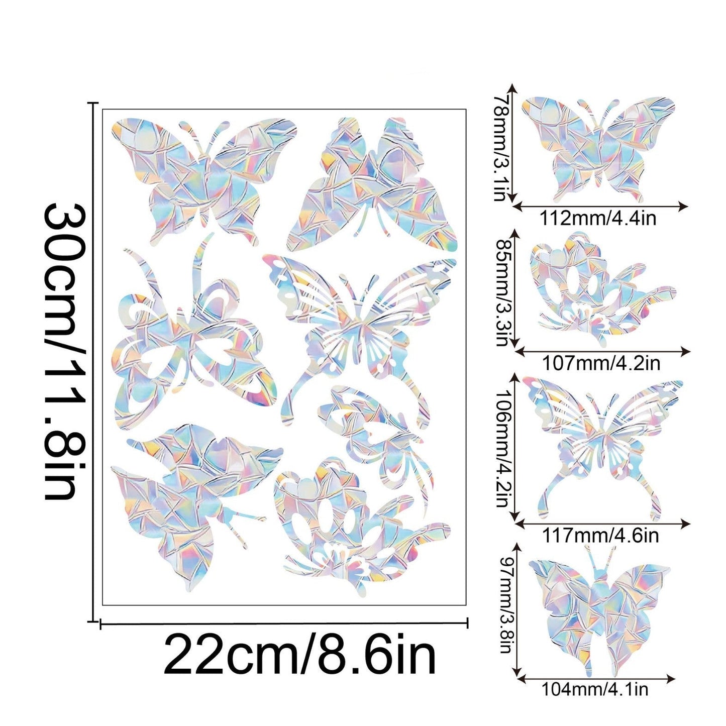 Colorful Rainbow Window Film for Sunlight Effects
