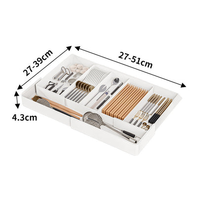 Modular Drawer Organizer for Cutlery and Kitchen Utensils