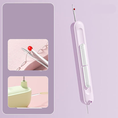 Practical 2-in-1 Needle Threader for Handcrafts