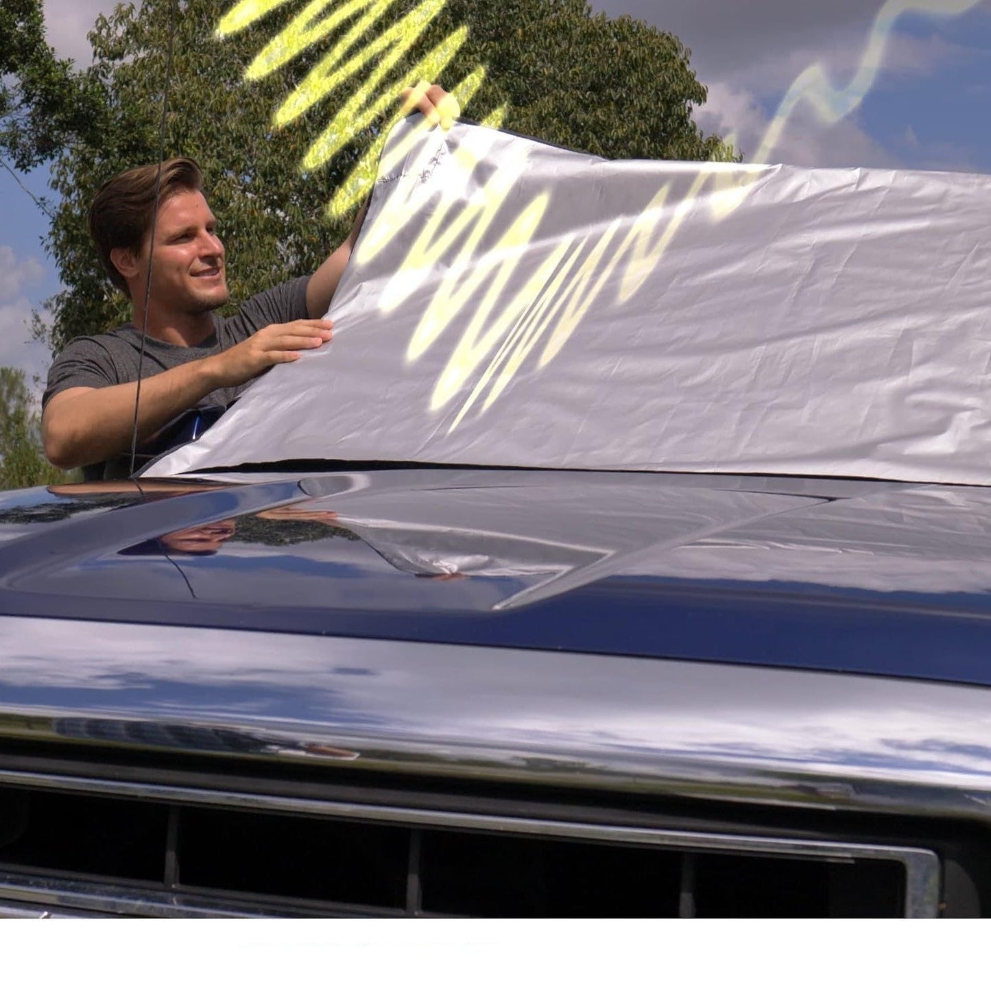 All-Year Car Protection for Sun and Snow – Universal Car Cover