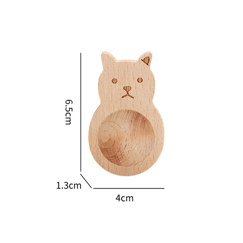 Natural Wooden Aroma Diffuser – 2-Piece Set with Cat Design for Aromatherapy