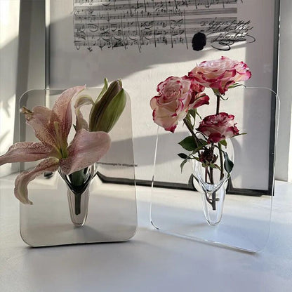 Transparent Acrylic Flower Vase