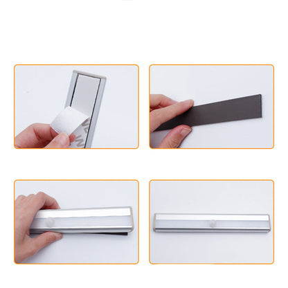 Cordless LED Light Strip with Automatic Motion Sensor
