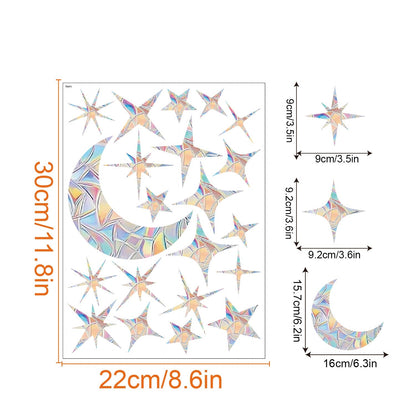 Colorful Rainbow Window Film for Sunlight Effects