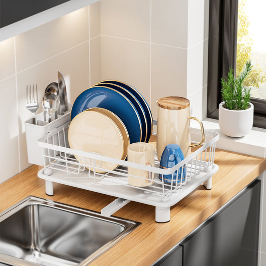 Kitchen Dish Drying Rack with Practical Drainage Function