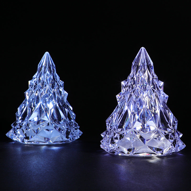 LED Mini Crystal Light – Ambient Table Lamp with Warm Light