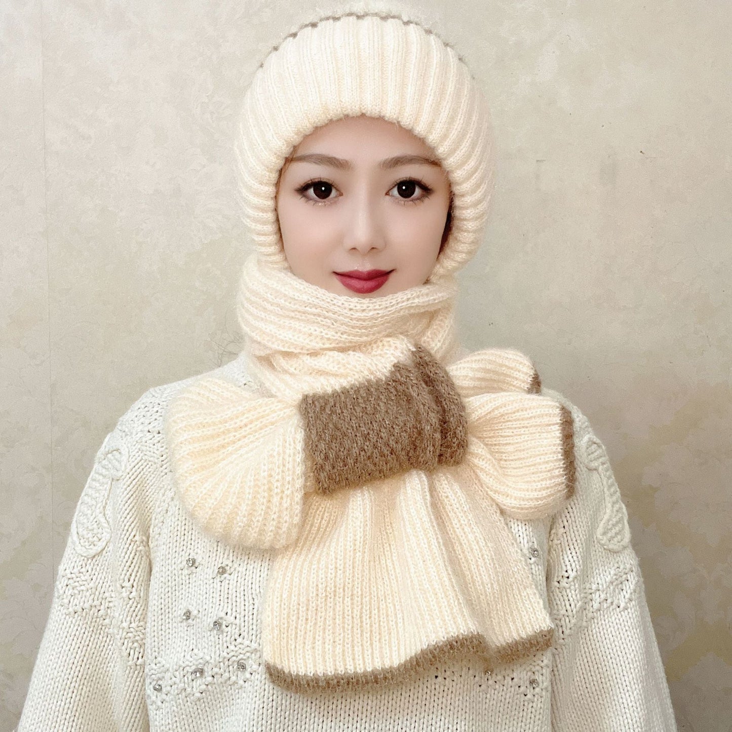 Winter Beanie Scarf for Ultimate Protection