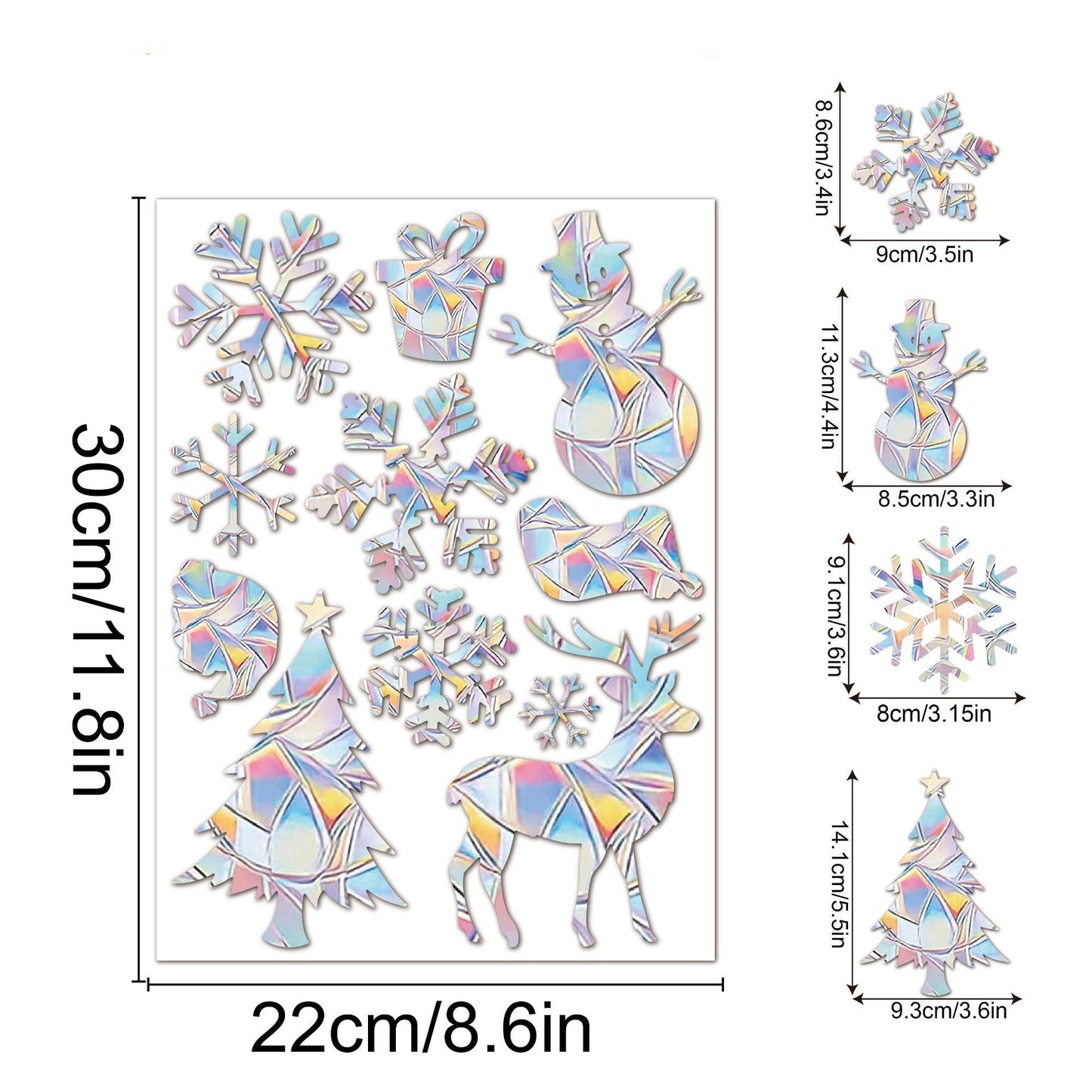 Colorful Rainbow Window Film for Sunlight Effects