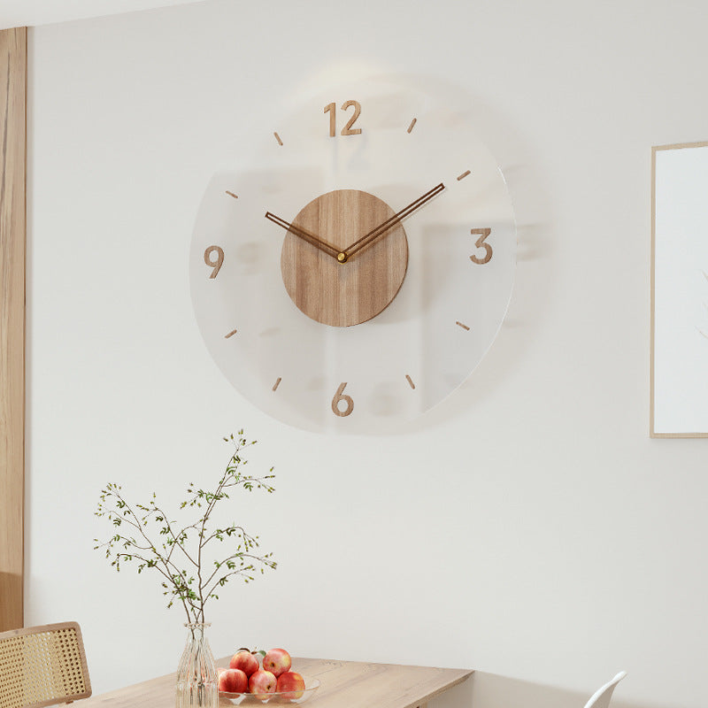 Nordic Wall Clock in Wooden Design – Modern Sense of Time for Your Home