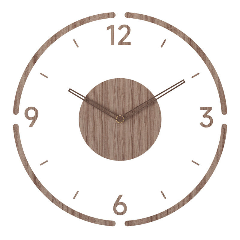 Nordic Wall Clock in Wooden Design – Modern Sense of Time for Your Home