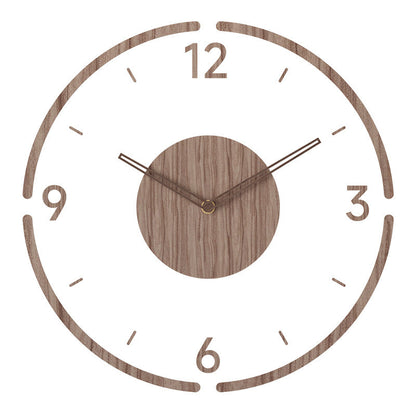 Nordic Wall Clock in Wooden Design – Modern Sense of Time for Your Home