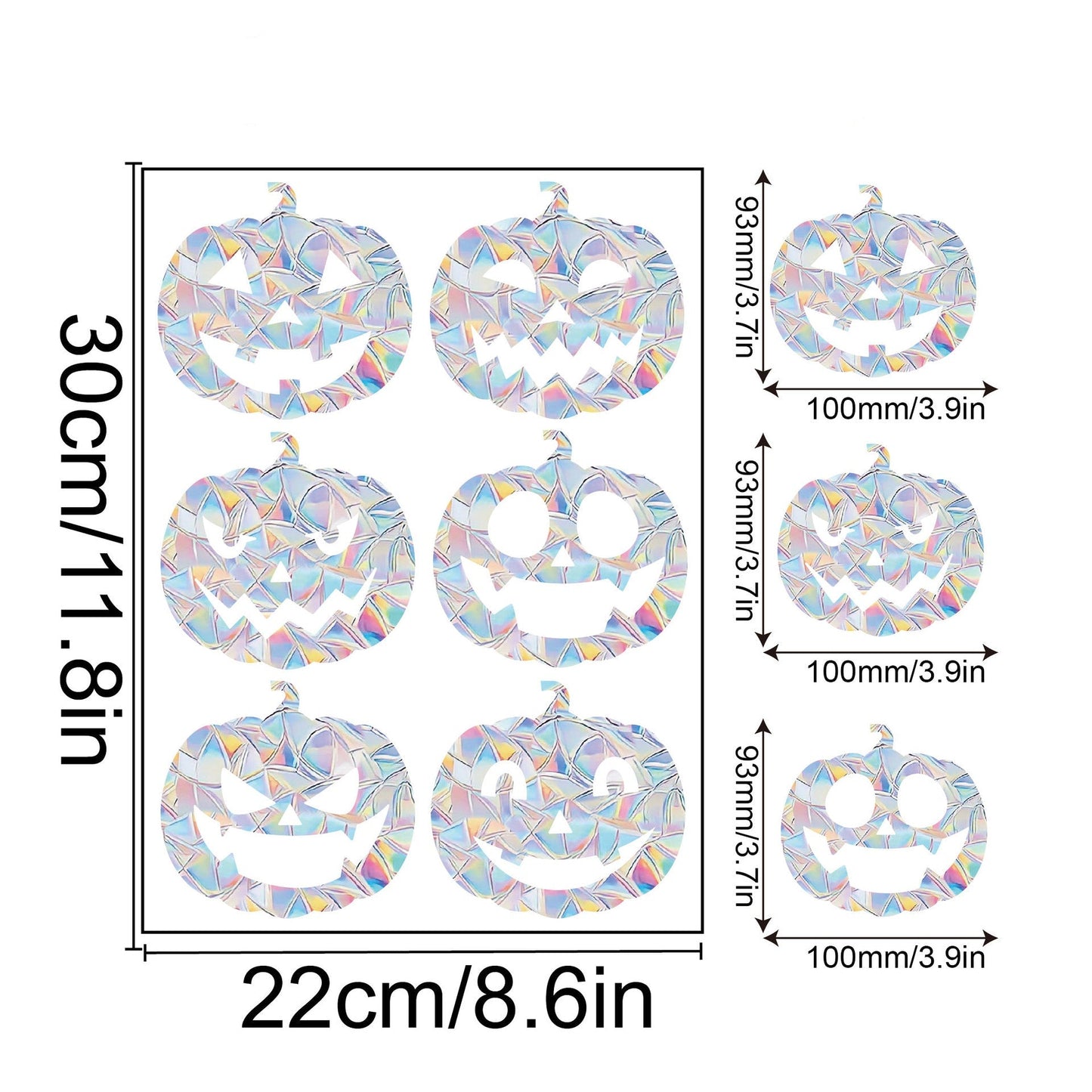 Colorful Rainbow Window Film for Sunlight Effects