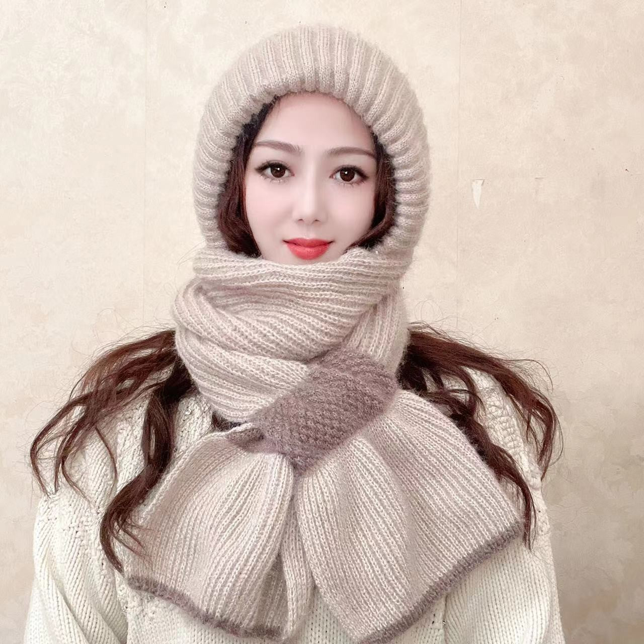 Winter Beanie Scarf for Ultimate Protection