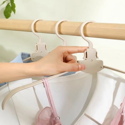 Foldable Clothes Hanger with Compact Design for Easy Storage