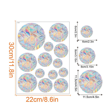 Colorful Rainbow Window Film for Sunlight Effects