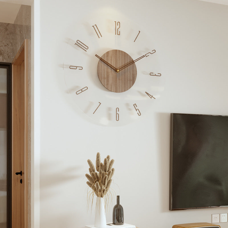 Nordic Wall Clock in Wooden Design – Modern Sense of Time for Your Home
