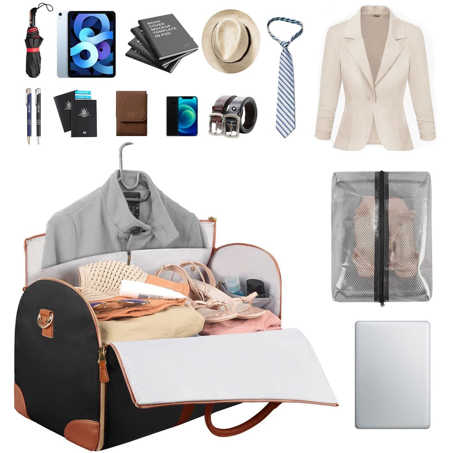 Lightweight Rolling Travel Bag with Large Packing Capacity