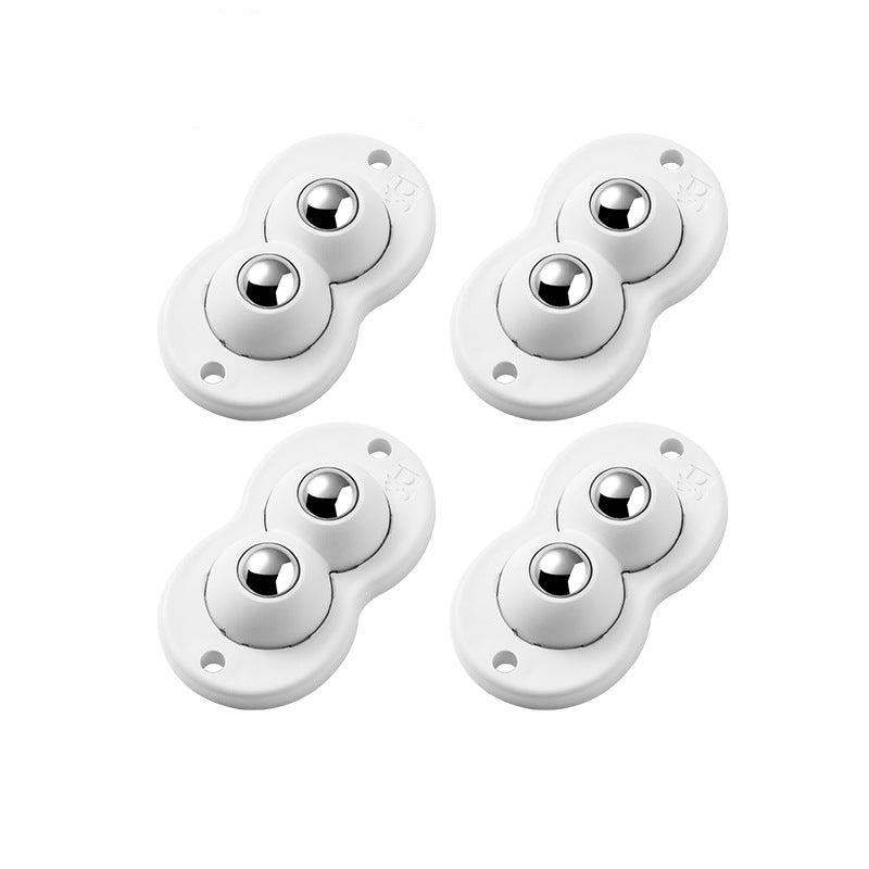 Self-Adhesive Caster Wheels Set of 4 for Furniture and More