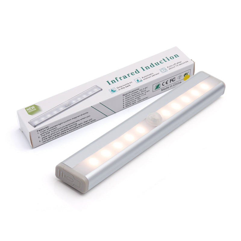 Cordless LED Light Strip with Automatic Motion Sensor