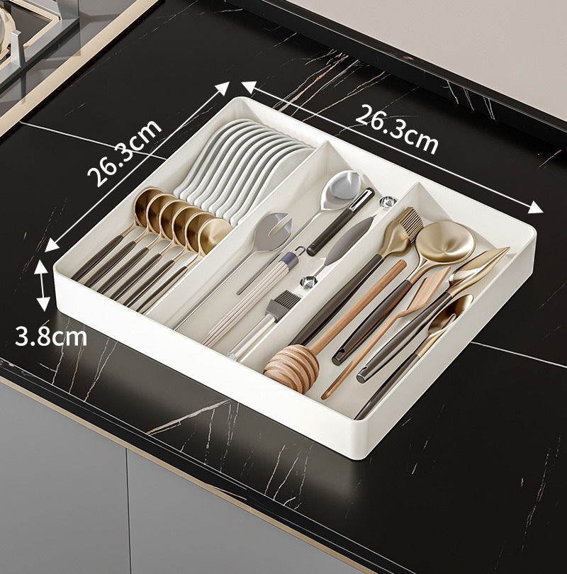 Modular Drawer Organizer for Cutlery and Kitchen Utensils