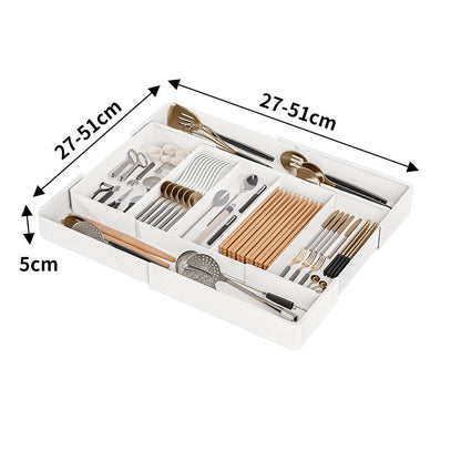 Modular Drawer Organizer for Cutlery and Kitchen Utensils