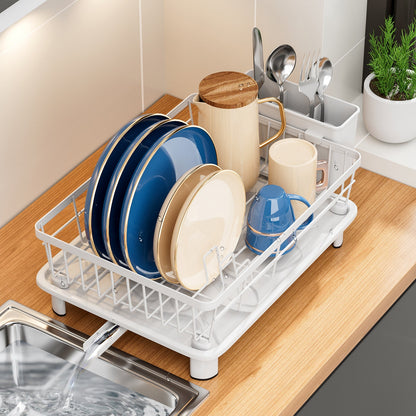 Kitchen Dish Drying Rack with Practical Drainage Function
