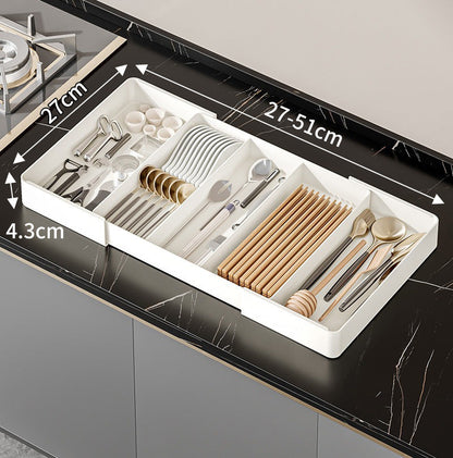 Modular Drawer Organizer for Cutlery and Kitchen Utensils