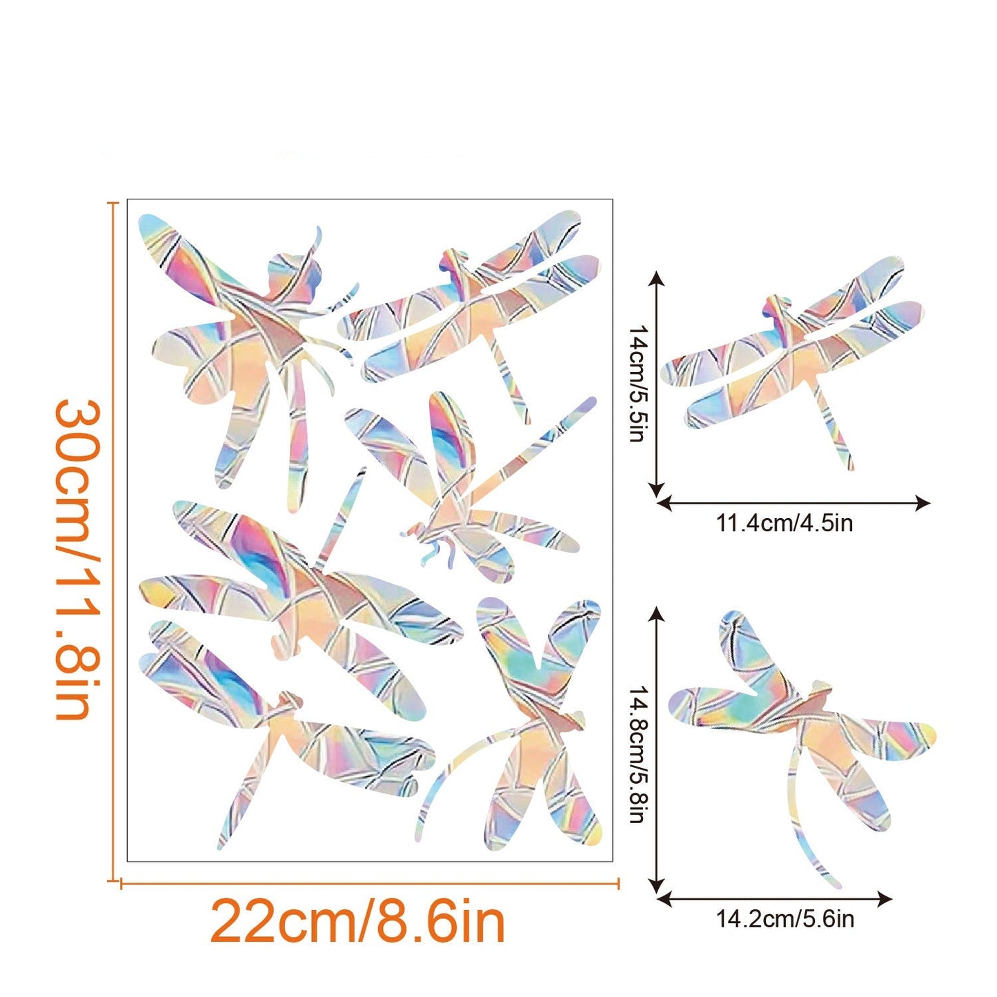 Colorful Rainbow Window Film for Sunlight Effects