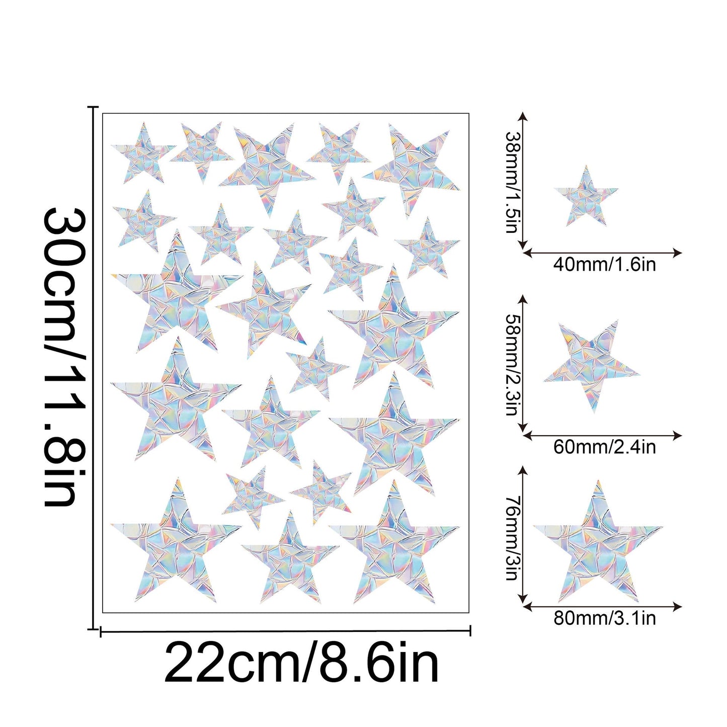 Colorful Rainbow Window Film for Sunlight Effects