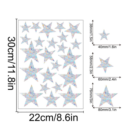 Colorful Rainbow Window Film for Sunlight Effects