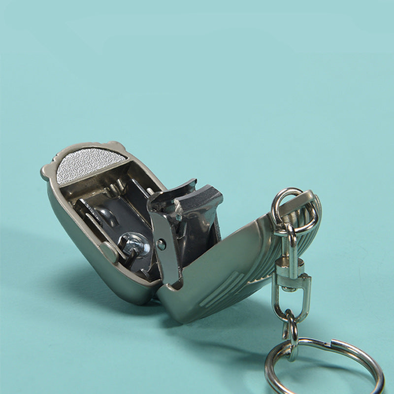 Portable Nail Clipper with Integrated Catching Container