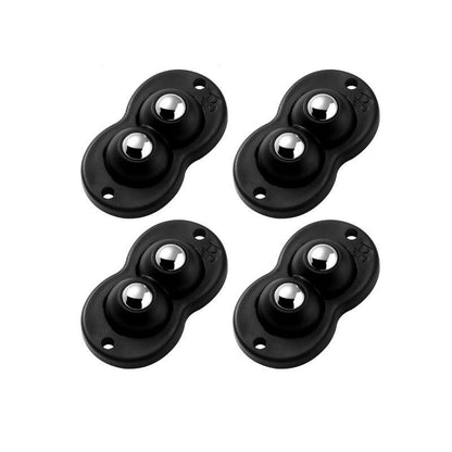 Self-Adhesive Caster Wheels Set of 4 for Furniture and More